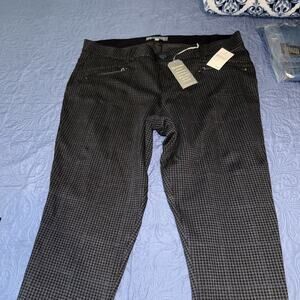 Wit & Wisdom "Ab"-Solution Ankle Skimmer Women's Plus Size 18W Green Pants NWT